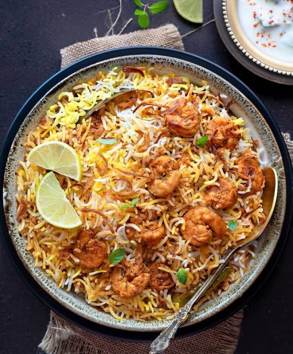 Shrimp Dum Biryani